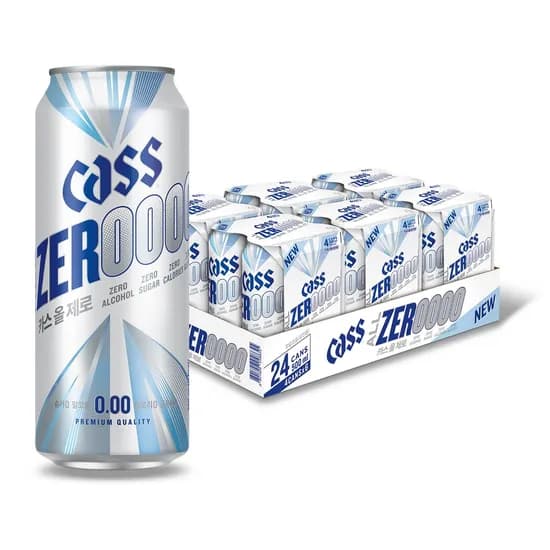 카스 올제로 0.00 논알콜맥주 500ml 24캔 19,980원