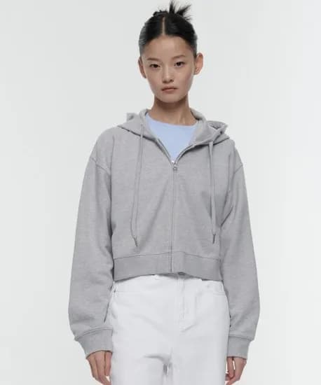 제 눈에 너무 이쁜 크롭 후디드 스웨트 집업 핫딜 18,860원