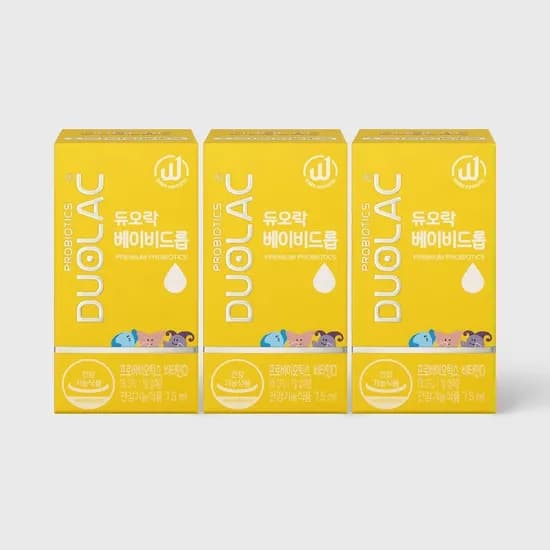 듀오락 아기 유산균 프로바이오틱스 플러스 비타민D 3개 51,900원