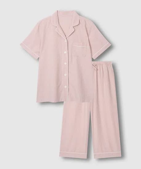 자주 코튼 레이온 시어서커 7부 파자마 세트 36,030원