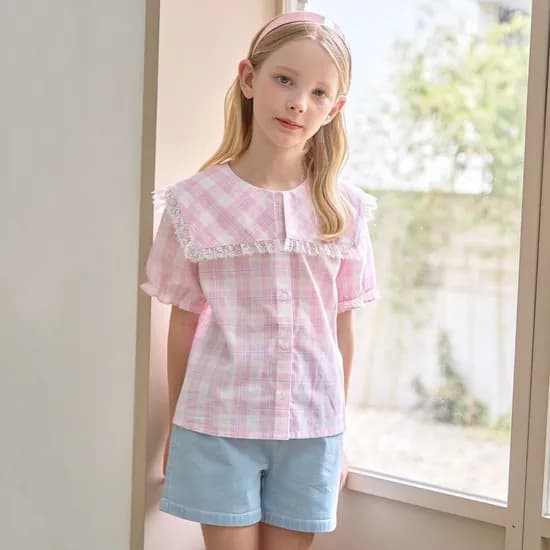 로엠걸즈 반소매 블라우스 8,080원 무배