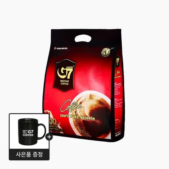 G7 베트남 블랙커피 2g 200개입 + 머그컵 랜덤 증정 26990원 무배