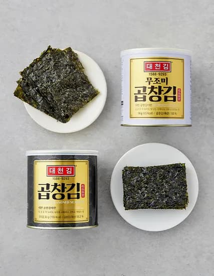 대천김 곱창 캔김 2종 중 택1 4,790원