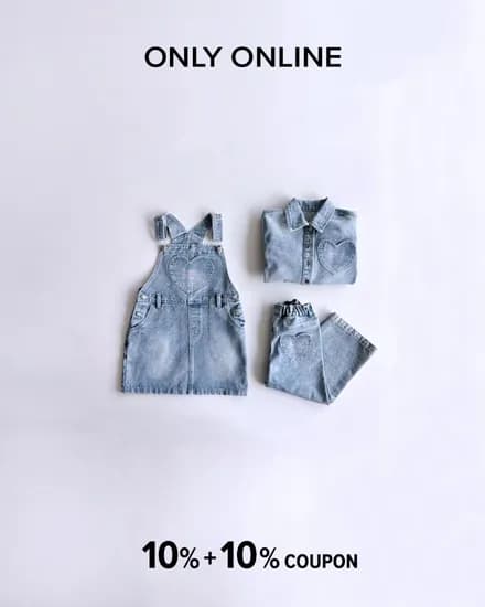 로아앤제인 하트블루 데님셔켓 53,820원