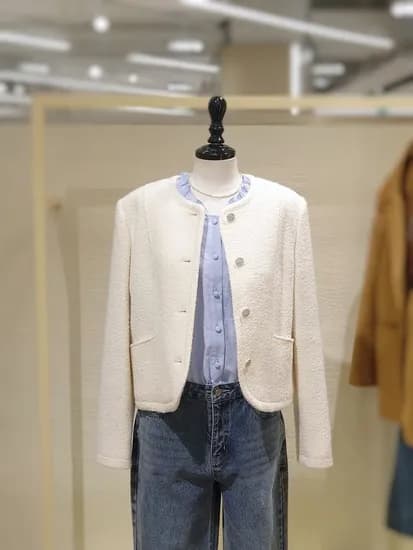 플라스틱아일랜드 부클 트위드 자켓 58,000원 무배