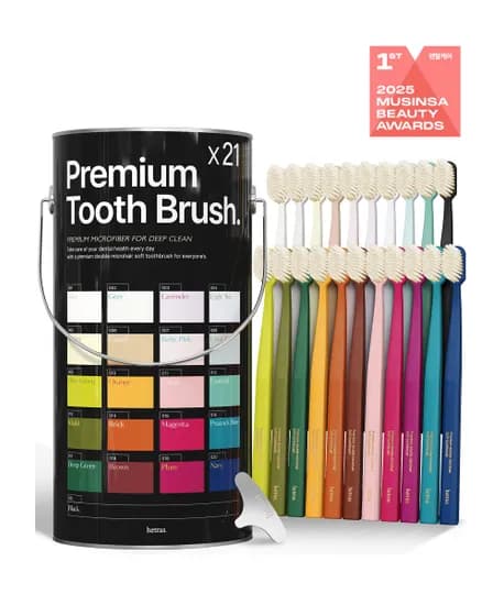 가성비 최고 프리미엄 파스텔 헤트라스 칫솔 21개 초핫딜 9,600원