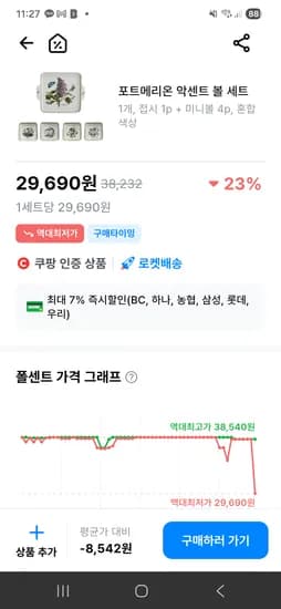 포트메리온 악센트 볼 세트 29690원