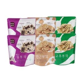 속초 중앙시장 명물 부각 3종 세트 6봉 골라담기