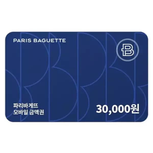 파리바게뜨 모바일 금액권 3만원권 25,500원