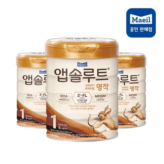 앱솔루트 명작 2,3단계 6캔 체간 87,983원 무배