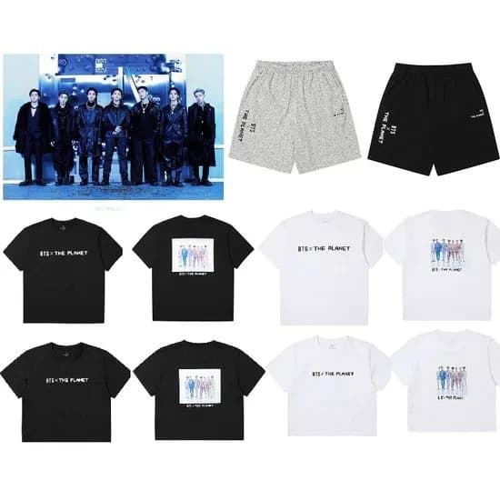 BTS 컴백 굿즈 BTS X THE PLANET 티셔츠 등 22,620원