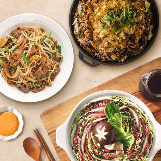 프레시지 홈자카야 SET(밀푀유나베+차돌박이숙주볶음+소고기야끼소바) 29,670 무배