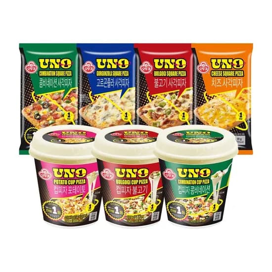오뚜기 UNO 사각피자 콤비네이션 120g 5개+5개 15,740원