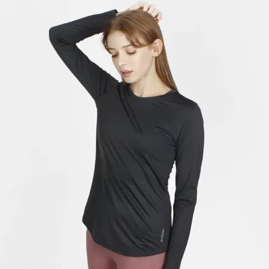 녹족 요가복 필라테스복 운동복 긴팔티