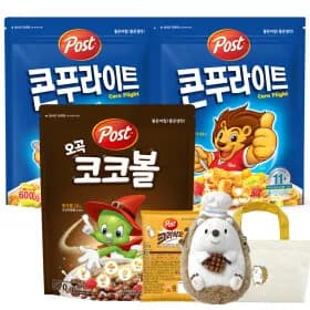 포스트 콘푸라이트 600g 2개+오곡코코볼 570g 10,870원