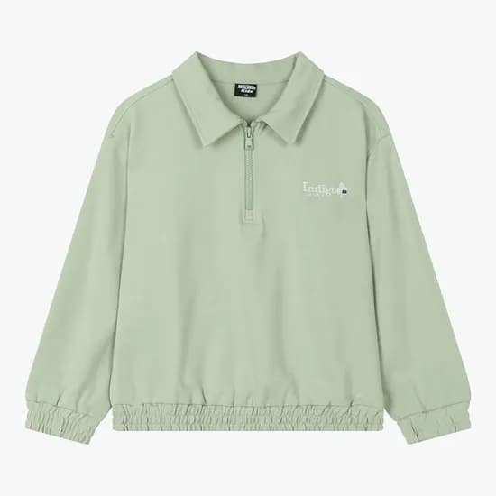 인디고 카라 반오픈카라 크롭 맨투맨 5,220원 무배