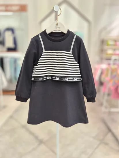 티파니 시스터 블랙 S/T 레이어드 원피스 39,740원 무배