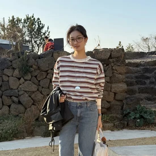 스튜디오톰보이 멀티 스트라이프 티셔츠 60,480원