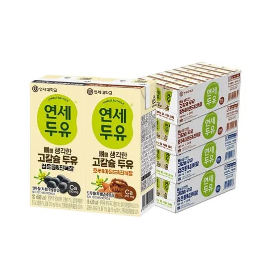 연세두유 뼈를 생각한 고칼슘두유 180ml 96팩 27,070원 핫딜