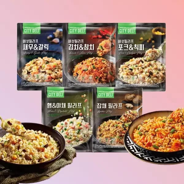 시티델리 볶음밥 5종 10봉외 ,15,770원(1봉당 1,570원)