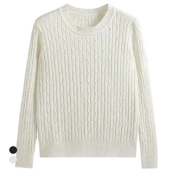 케이블라운드심플니트 12,600원 무배