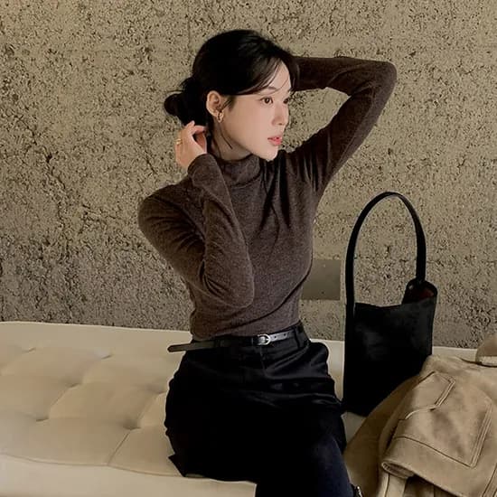 클라비스 골지 폴라 티셔츠 8910원 유배