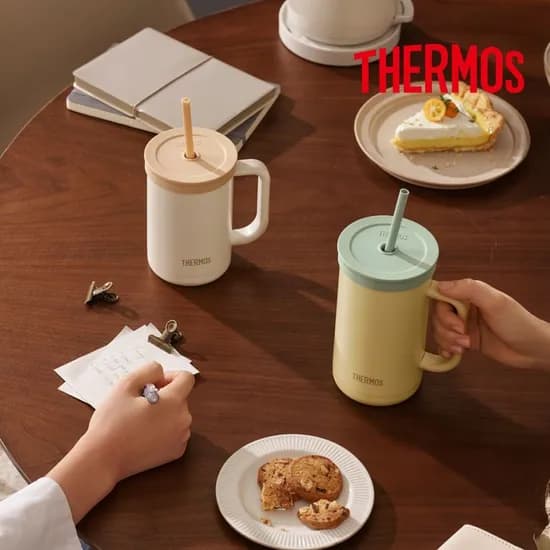 써모스 더 콤팩트 스트로 컵앤텀블러 26,600원 무배