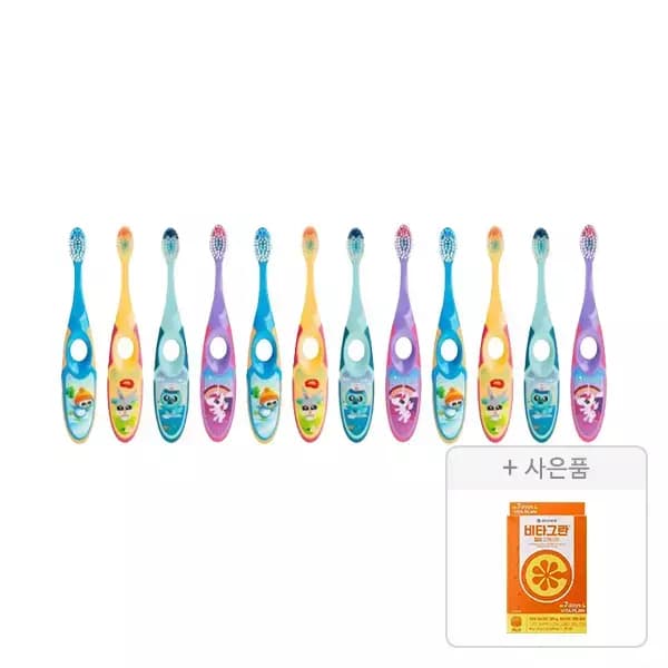 조르단 어린이 칫솔 스텝 2단계 12개+증정 22,900원