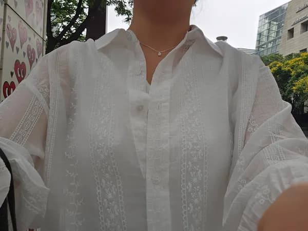 클라비스 시스루셔츠 17910원 (착샷 있음)