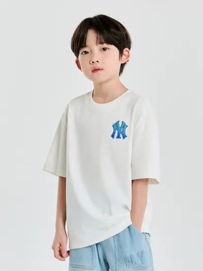 엠엘비 키즈 클래식 모노그램 반팔 티셔츠