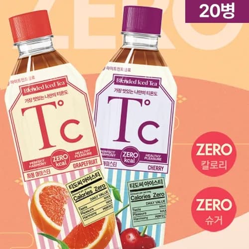 하이트진로 티도씨 자몽 아이스티 제로 500mlx24개입 7,990원