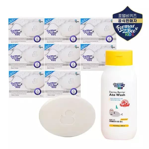 포멀비 키즈 비누 8개+아토워시300ml 6,630원 무배