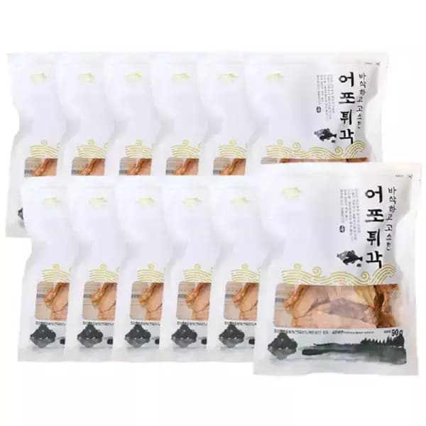 어포튀각 12봉 3가지맛 21,900원 핫딜