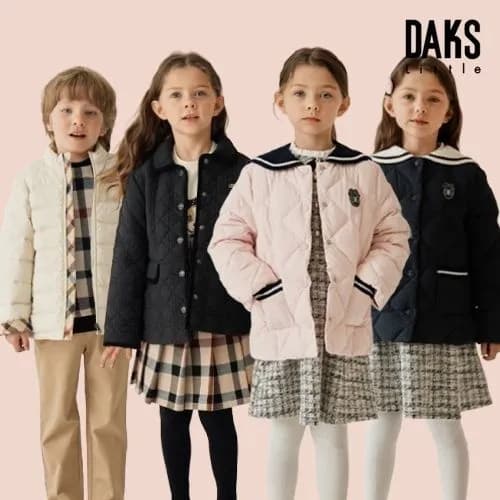 닥스키즈 니트카라 중경량 점퍼 108,150원 (무배)