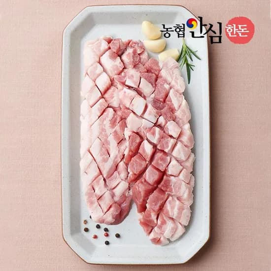 농협안심한돈 삼겹살 500g 16,300원 무배