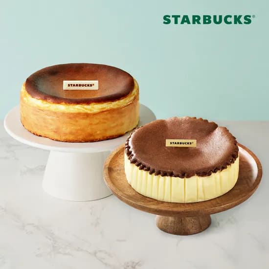 스타벅스 바스크 치즈 케이크 플레인 초코 택1