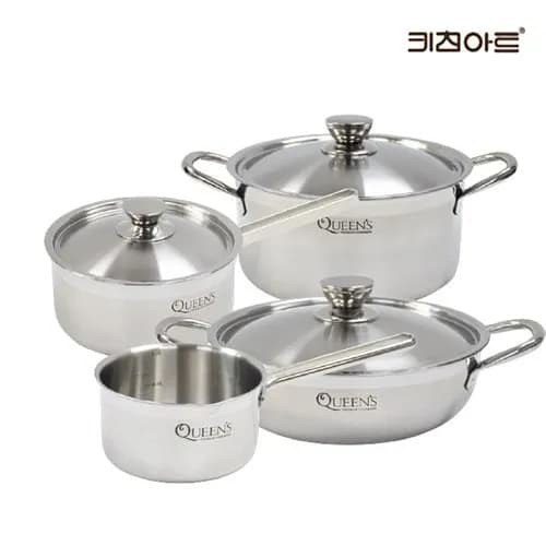키친아트 통3중 스텐냄비 4종 91,715원