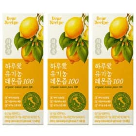 디어레시피 유기농 100% 레몬즙 20g 14포 x3개(임박상품) 6,720원