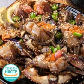 수율보장 하프절단 국내산 연평도 간장게장 17,280원