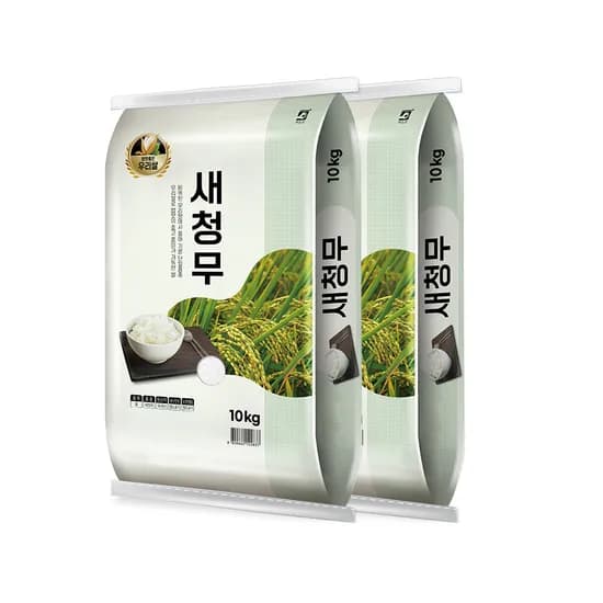 더프레시 25년 밥맛좋은 새청무(특등급) 10kg+10kg 64,900원 무배