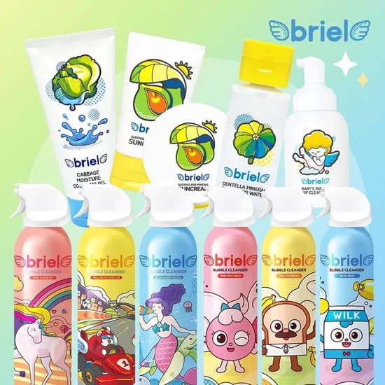 브리엘 유아 버블클렌저 200ml 3종 3세트
