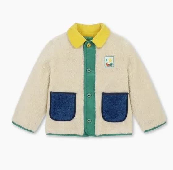 베네통키즈 컬러 블록 뽀글이 점퍼 82,990원(선물하기)