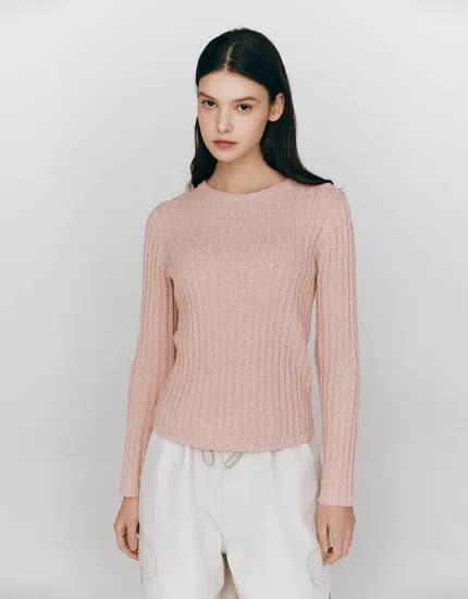 부클 골지 니트 스웨터 19,800원 무배(랜덤쿠폰)