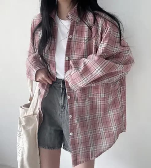 클루무-체크박스남방 봄남방 17,020원 무배