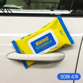 피큐 물때제로 유리세정티슈 30매 4팩 9,860원