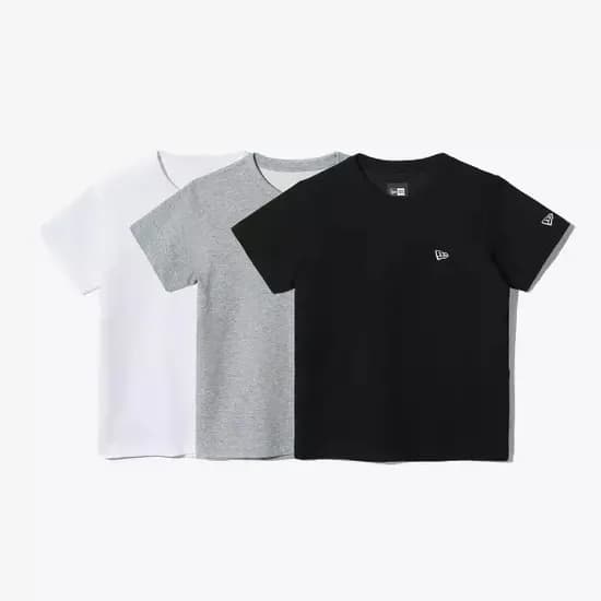 뉴에라키즈 무지 반팔티셔츠 3팩 27,600원 (유배)