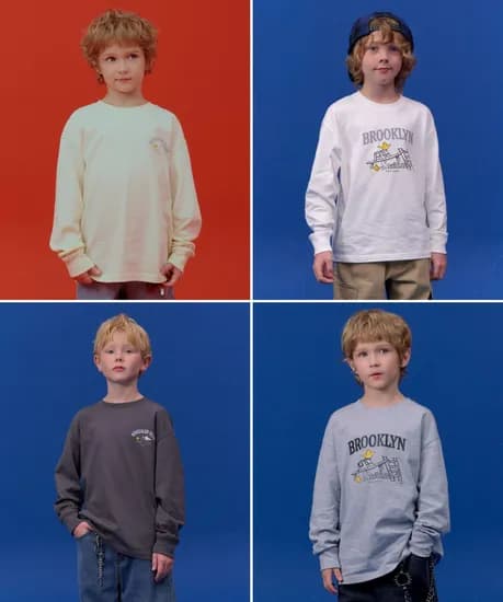 원단 좋은 기본티!! 마크곤잘레스키즈 긴팔티셔츠 22,200원 3만무배