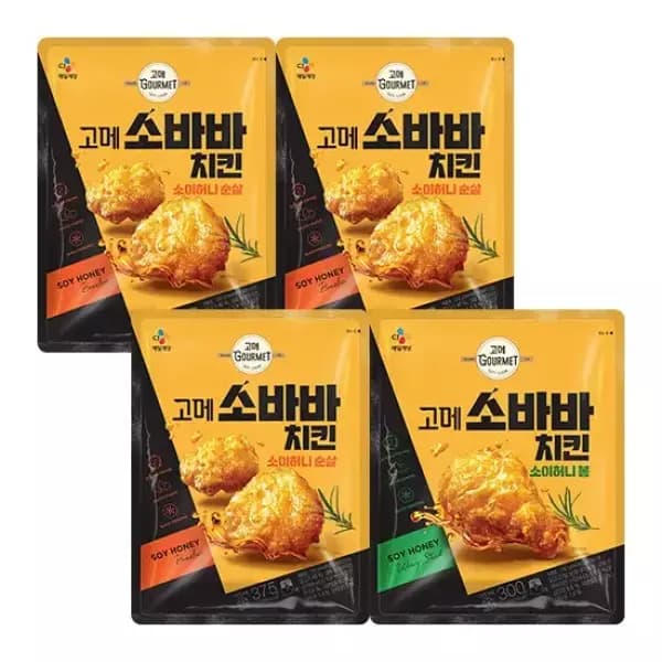 고메 소바바치킨 4봉 순살3+봉1 총4봉 15,180원