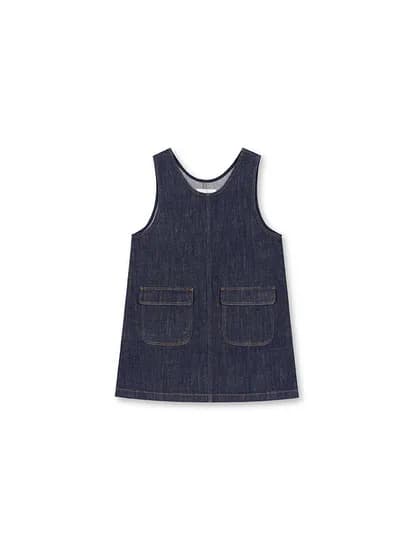 탑텐키즈 여아 데님 원피스 7,900원 유배