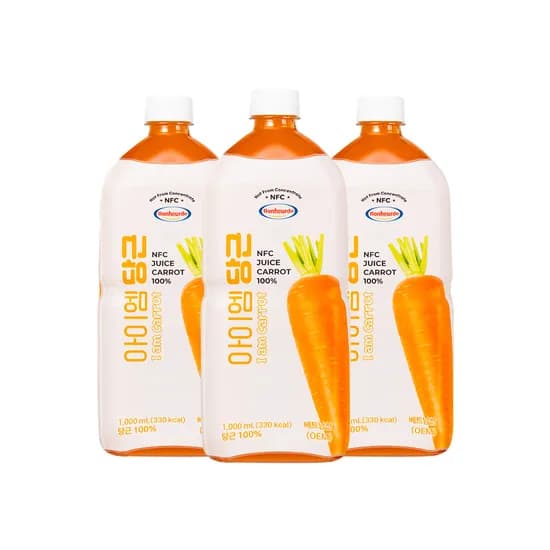보넬드 아이엠 당근 주스 1L 3병 24,359원